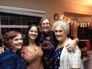 Lindsay, Maria Jose, Cindy B and Beverly 